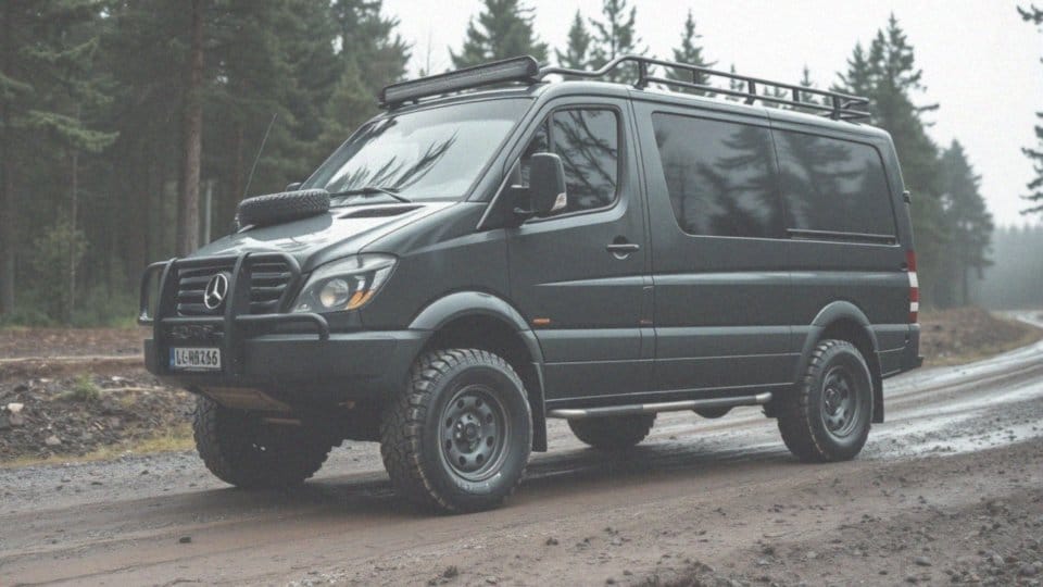 Jakie wyposażenie dodatkowe często występuje w busach 4x4?