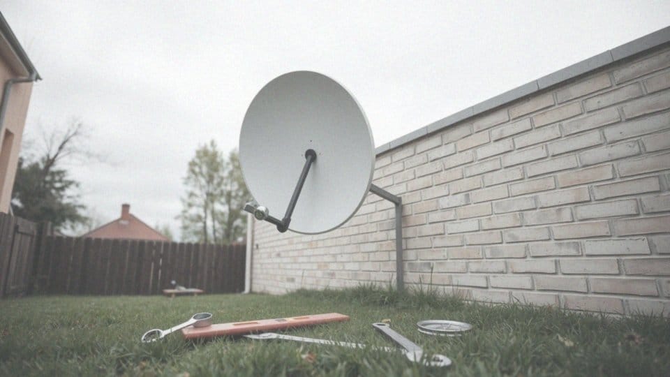 W jaki sposób dokonuje się montażu płaskiej anteny satelitarnej?