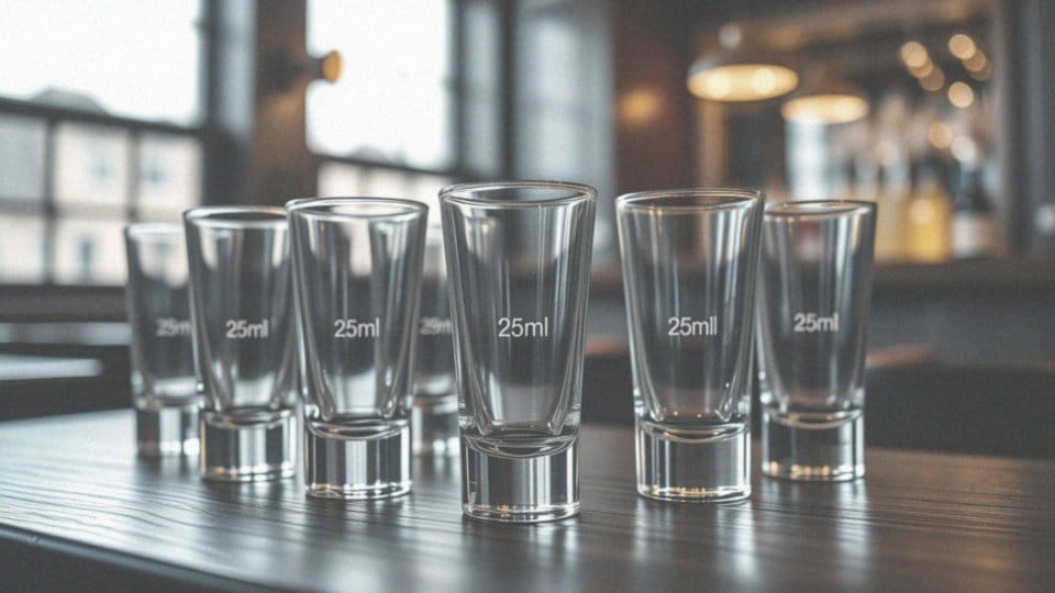 Jakie materiały wykorzystuje się do produkcji kieliszków 25 ml?